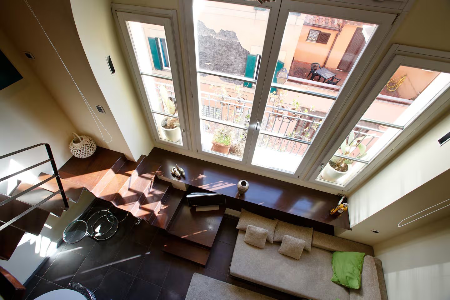 Interiors and spaces of Villa Urbani Apartments