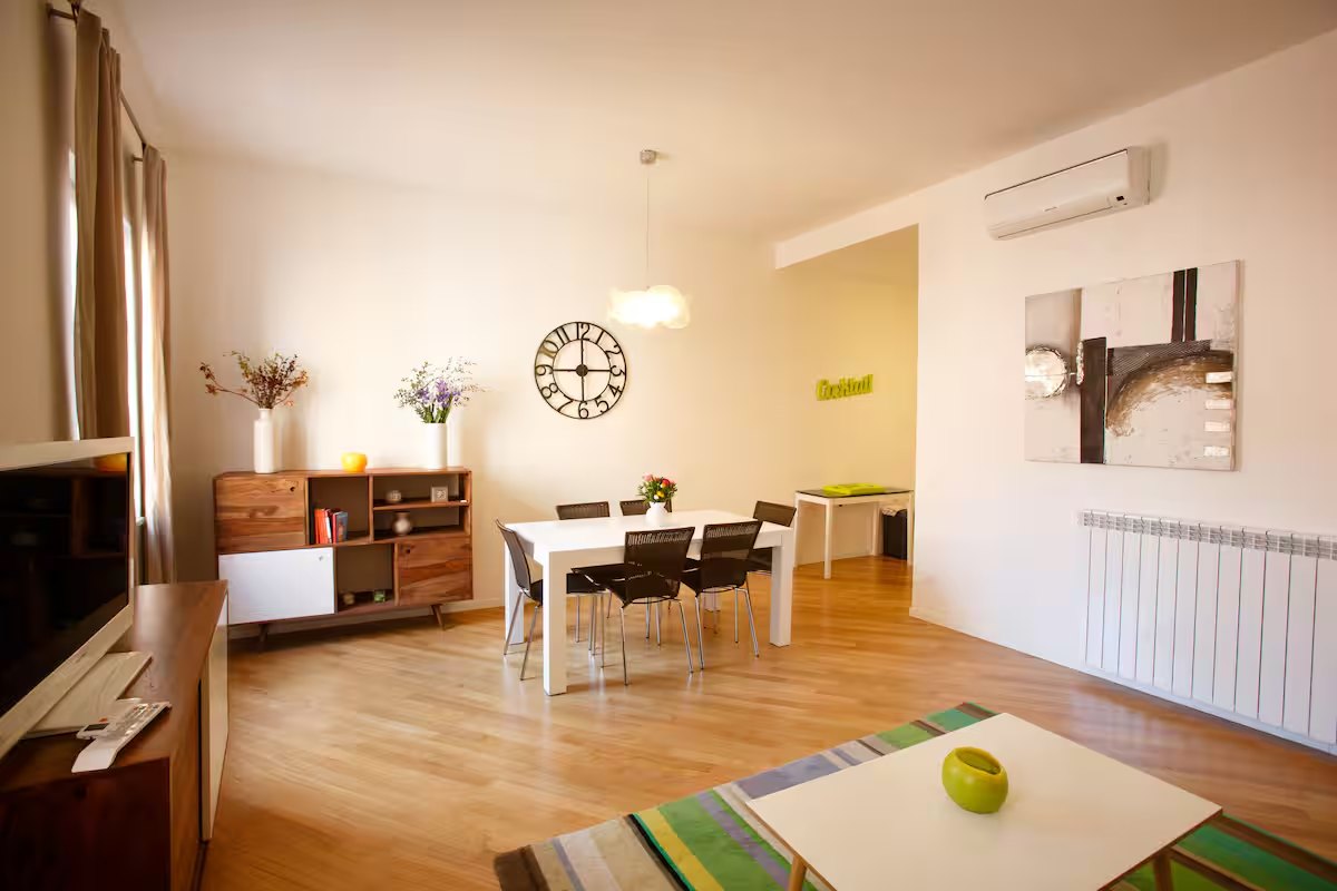 Interiors and spaces of Villa Urbani Apartments