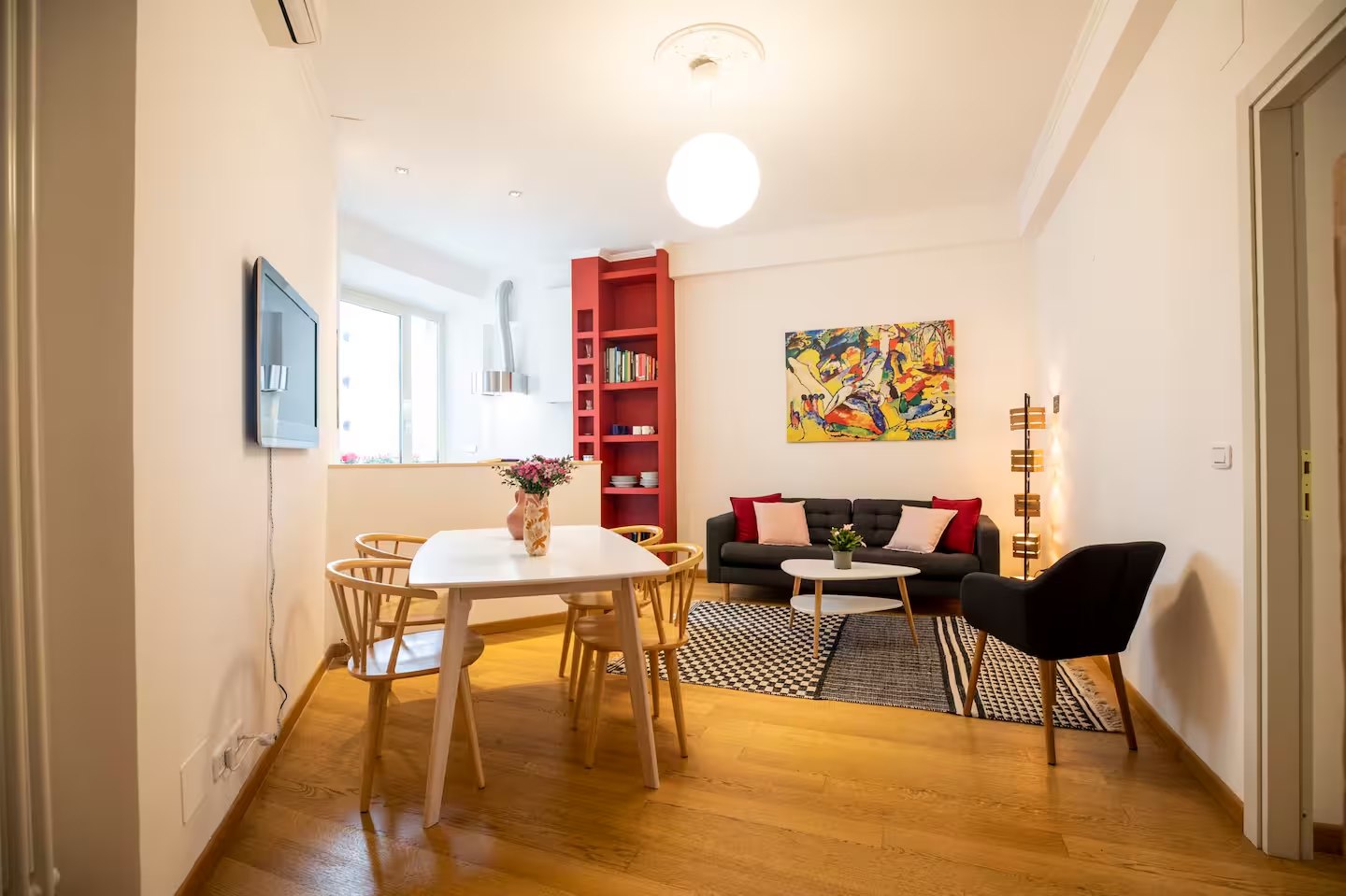 Interiors and spaces of Villa Urbani Apartments